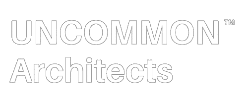 Logotipo - UNCOMMON Architects white