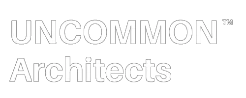 Logotipo - UNCOMMON Architects white